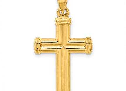 14k Hollow Cross Pendant (Style C3657)