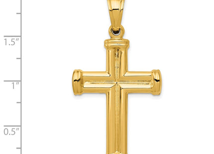 14k Hollow Cross Pendant (Style C3658)