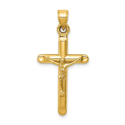 14K gold crucifix pendant