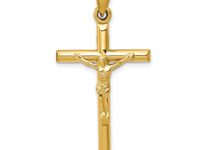 14K gold crucifix pendant