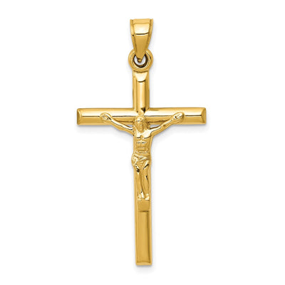 14K gold crucifix pendant