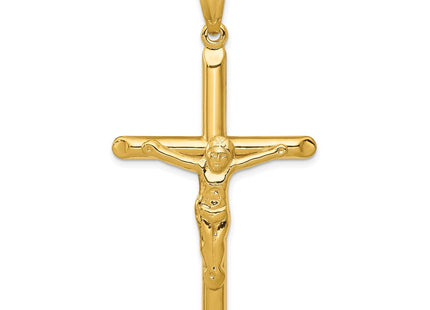 14K gold crucifix pendant