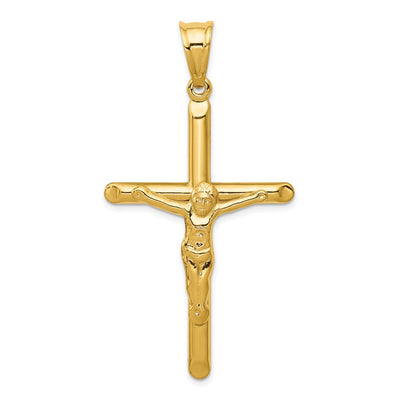 14K gold crucifix pendant