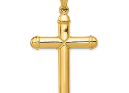 14K gold crucifix pendant, further view
