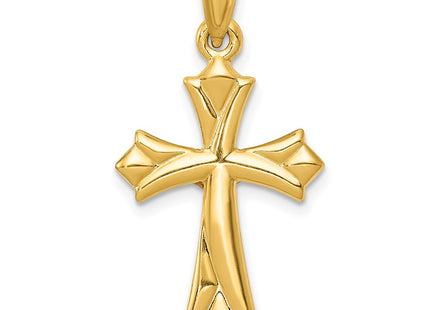 14K Pointed Crucifix Reversible to Cross Pendant, view 4
