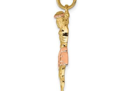 14K gold pendant, alternate view