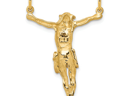 14k Two-tone Rose Corpus Pendant, 34 x 23mm