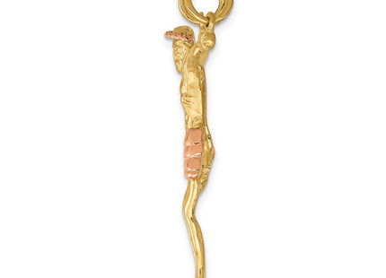 14K gold pendant, alternate view