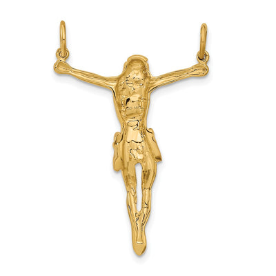 14K Two-tone Rose Corpus Pendant, 38 x 25mm