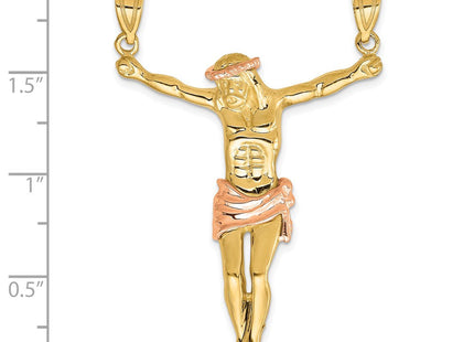 14k Two-tone Rose Corpus Pendant (Style C3712)