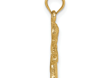 14k Praying Girl Pendant