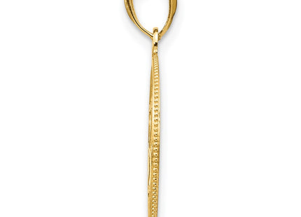 14k Yellow Gold Pendants Style C3739 - Classique Jewelry Inc.