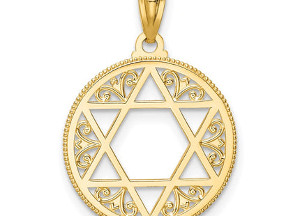 14k Yellow Gold Pendants Style C3739 - Classique Jewelry Inc.