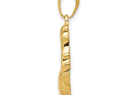 14k Yellow Gold Pendants Style C3761 - Classique Jewelry Inc.