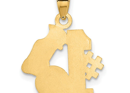 14k Yellow Gold Pendants Style C3762 - Classique Jewelry Inc.