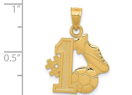 14k Yellow Gold Pendants Style C3762 - Classique Jewelry Inc.