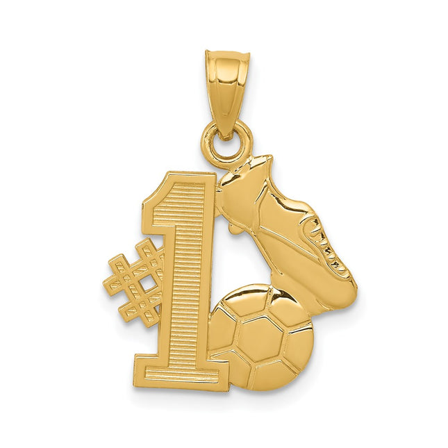 14k Yellow Gold Pendants Style C3762 - Classique Jewelry Inc.