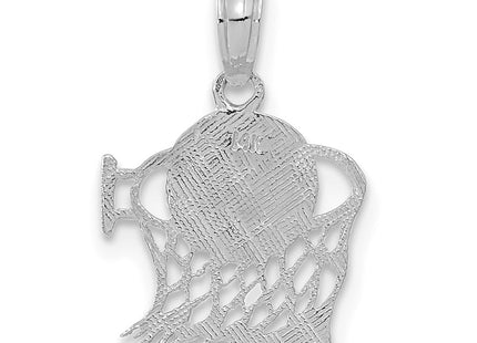 14k White Gold Pendants Style C3776W - Classique Jewelry Inc.