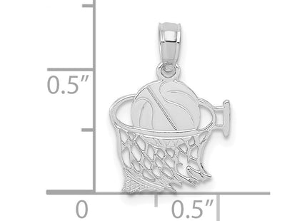 14k White Gold Pendants Style C3776W - Classique Jewelry Inc.