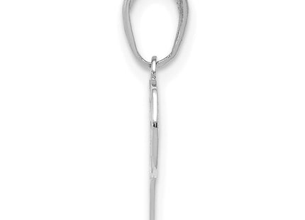 14k White Gold Pendants Style C3777W - Classique Jewelry Inc.