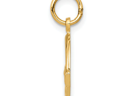 14k Claddagh Charm, 19 x 14mm