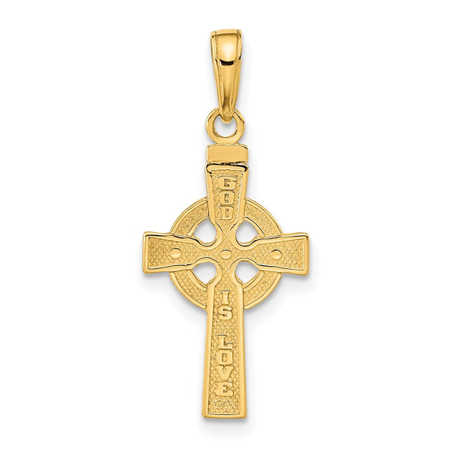 14k Yellow Gold Pendants Style C3802 - Classique Jewelry Inc.