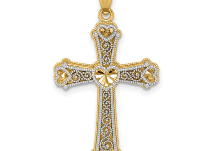 14k Two-tone Pendants Style C3847 - Classique Jewelry Inc.