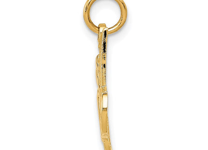 14k #1 DAUGHTER Charm (Style C385)
