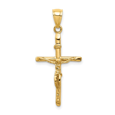 14K gold crucifix pendant