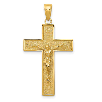 14K gold crucifix pendant