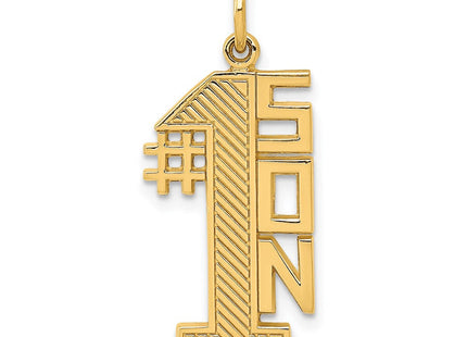 14k #1 SON Charm (Style C389)