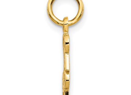 14K gold charm, alternate view