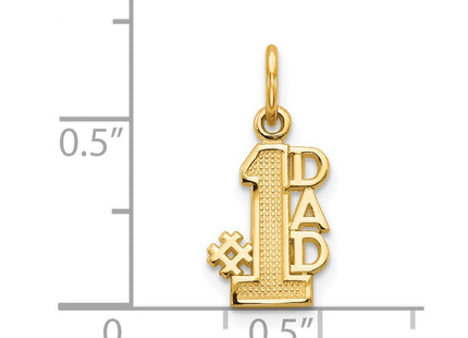 14K gold charm, further view