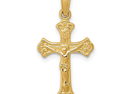 14K gold crucifix charm