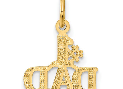 14K gold charm, another view