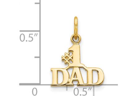 14K gold charm, further view