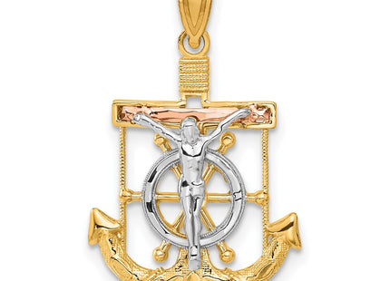 14k Tri-Color Pendants Style C3930 - Classique Jewelry Inc.