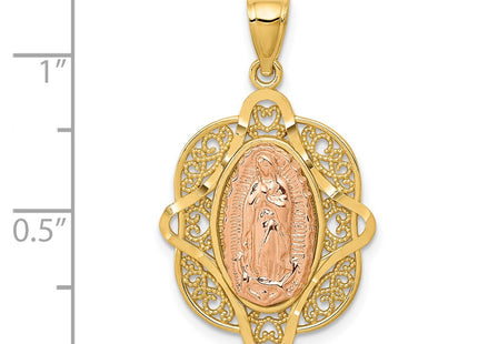 14k Two-tone Pendants Style C3956 - Classique Jewelry Inc.