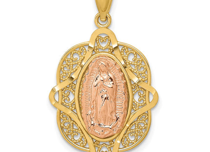 14k Two-tone Pendants Style C3956 - Classique Jewelry Inc.