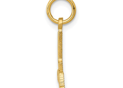 14K gold charm, alternate view