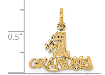 14K gold charm, further view