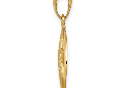 14k Yellow Gold Pendants Style C3986 - Classique Jewelry Inc.