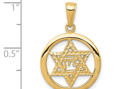 14k Yellow Gold Pendants Style C3986 - Classique Jewelry Inc.