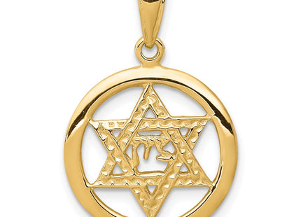 14k Yellow Gold Pendants Style C3986 - Classique Jewelry Inc.