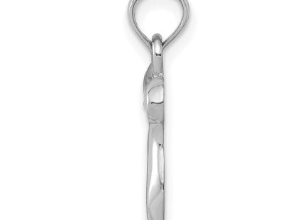 14k White Gold Chai Pendant (Style C3990W)