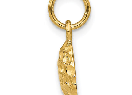 14K gold charm, alternate view