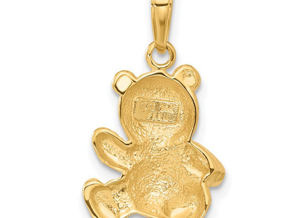 14K gold pendant, another view