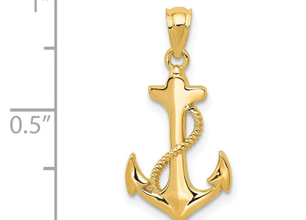 14k Yellow Gold Pendants Style C4035 - Classique Jewelry Inc.