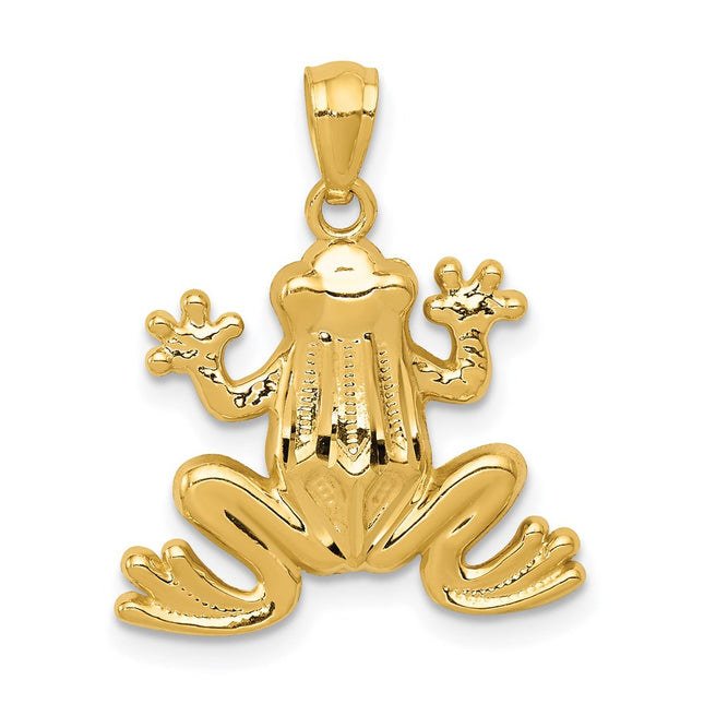 14k Yellow Gold Pendants Style C4038 - Classique Jewelry Inc.