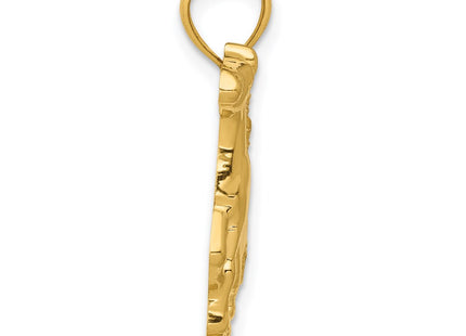 14k Yellow Gold Pendants Style C4041 - Classique Jewelry Inc.